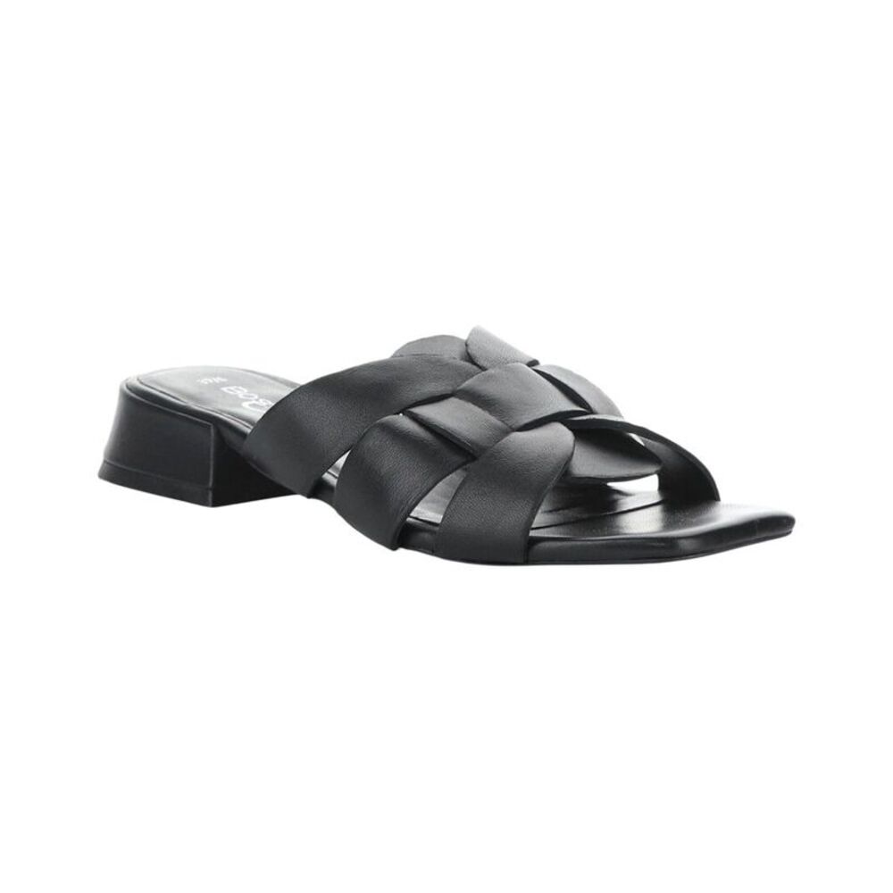 Bos. & Co. Ellis Leather Sandal, Black